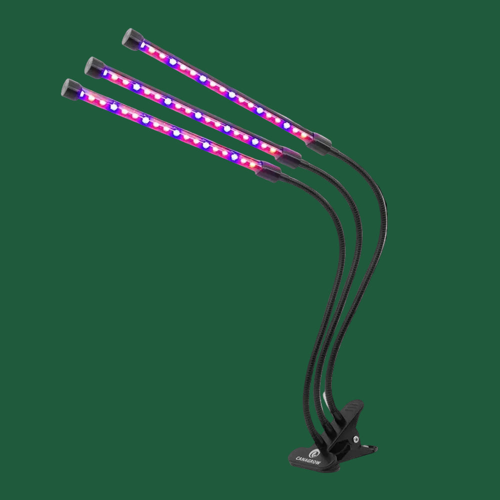 LED Grow Light 3-Arm Full Spectrum – Pflanzenlampe für Kräuter und Zimmerpflanzen