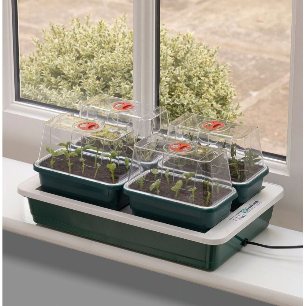 Garland Greenhouse FAB4 Electric – Beheiztes Zimmergewächshaus mit 4 Kammern