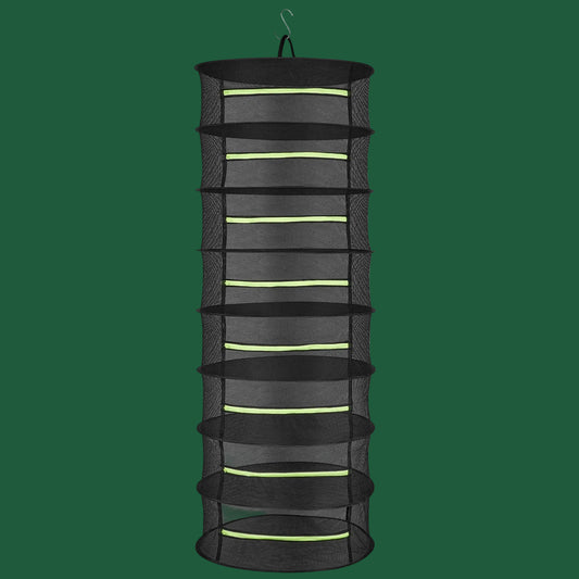 Urban Dry Net 90 cm – Trocknungsnetz mit 8 Ebenen für Kräuter & Blüten