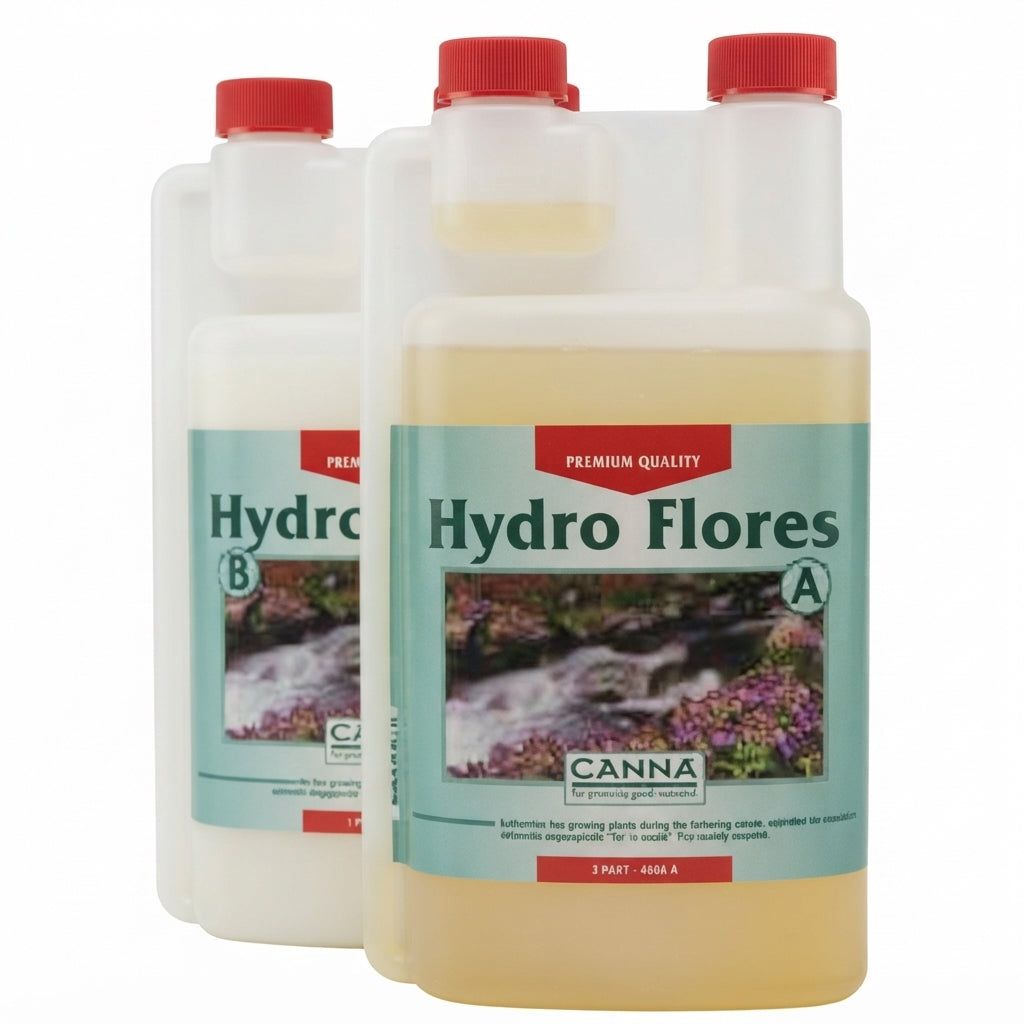 Canna Hydro Flores A+B HW 1 l – Blütedünger für hartes Wasser