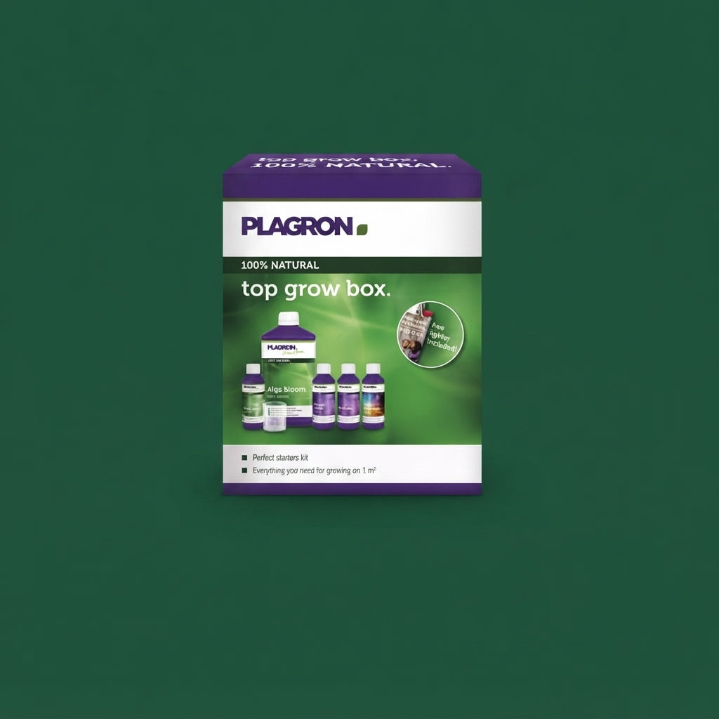 Plagron Top Grow Box 100% Natural – 5-teiliges Düngerset für Bio-Anbau