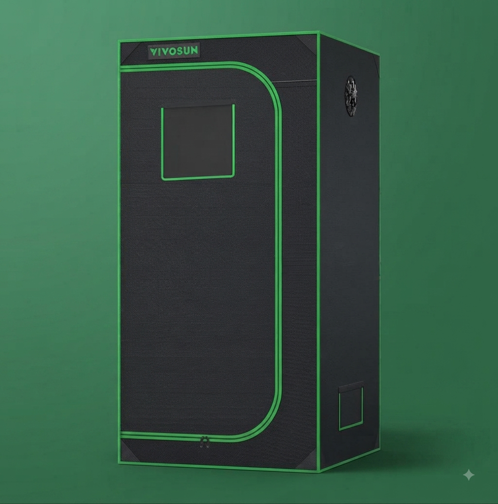 VIVOSUN Grow Tent 80 × 80 × 160 cm – 600D Mylar Indoor Growbox