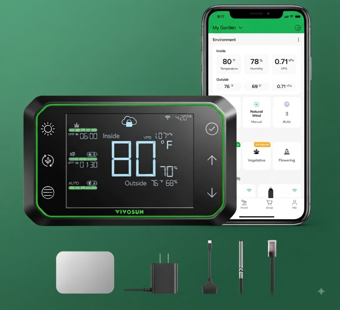VIVOSUN GrowHub Controller E42 – WiFi Smart Controller für Klima & Beleuchtung