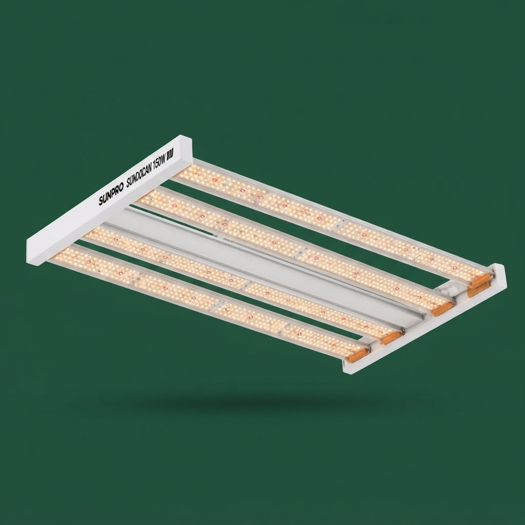 SunPro SUNDOCAN 150W – LED Growlampe Vollspektrum 2,9 µmol/J