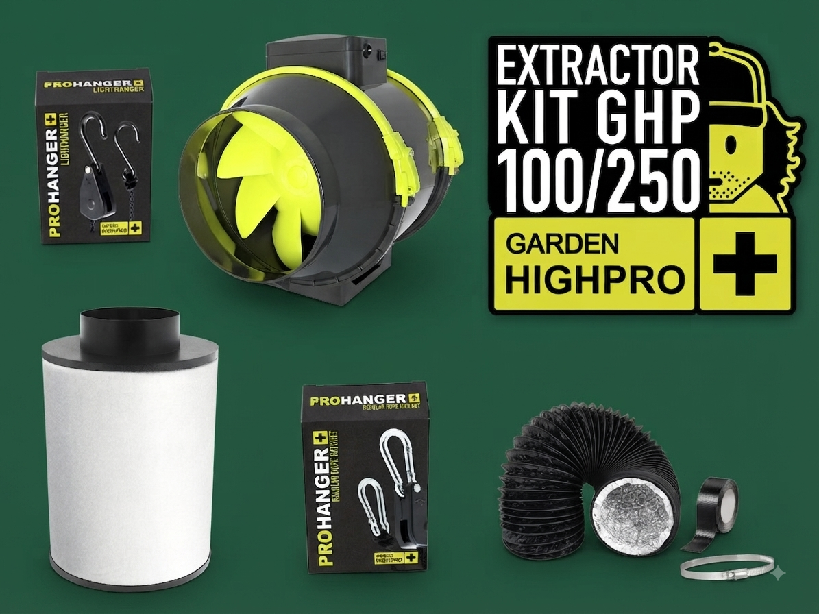 GARDEN HIGH PRO Extractor Kit 125 mm – 460 m³/h Abluftset