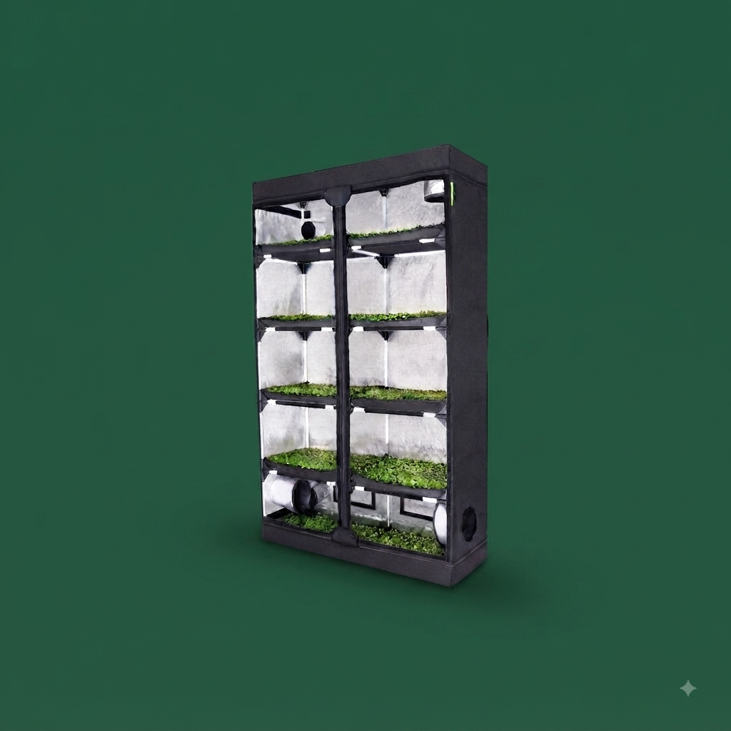 Garden High ProBox Propagator XL 120x40x200 cm – Mehrstöckiger Propagator