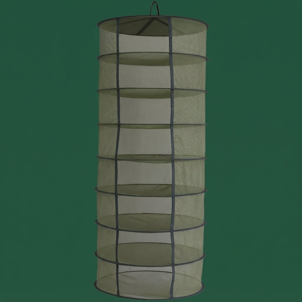 Dry Mesh Trockennetz 90 cm – 8 Etagen, 150 cm Höhe