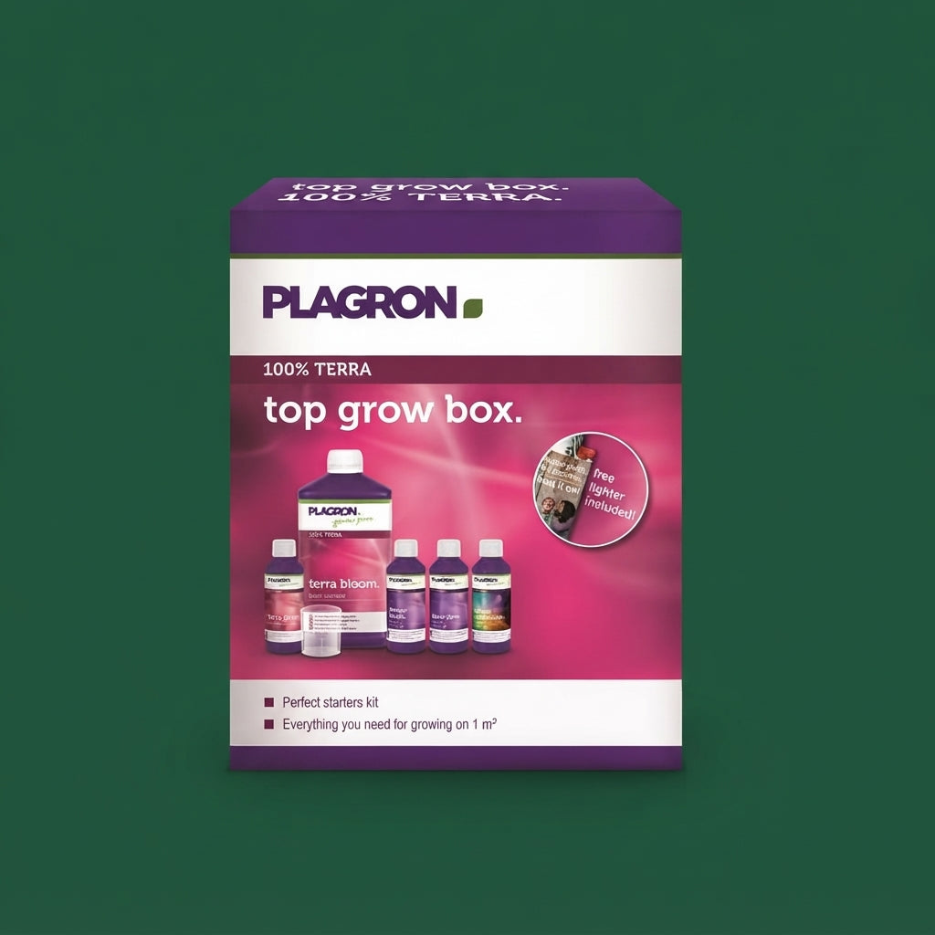 Plagron Top Grow Box 100% Terra – 5-teiliges Düngerset für Erde