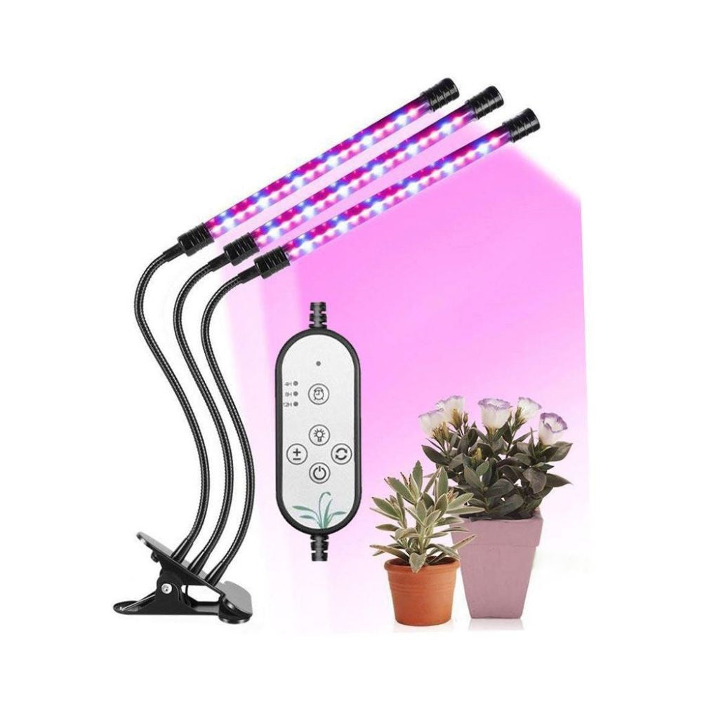 LED Grow Light 3-Arm Full Spectrum – Pflanzenlampe für Kräuter und Zimmerpflanzen