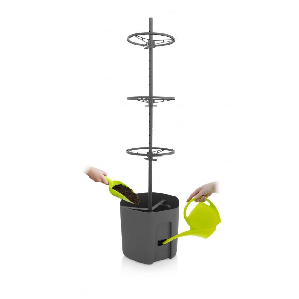 PLASTKON Tomato Pot 29 cm – Tomatentopf Anthrazit