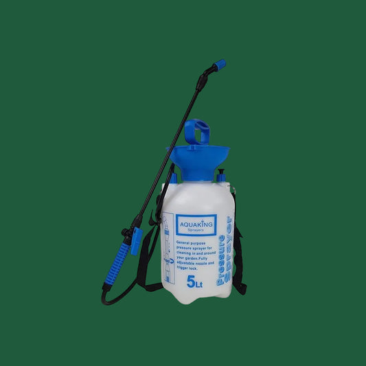 AquaKing Drucksprüher 5 L – Rückensprüher für Pflanzen & Garten