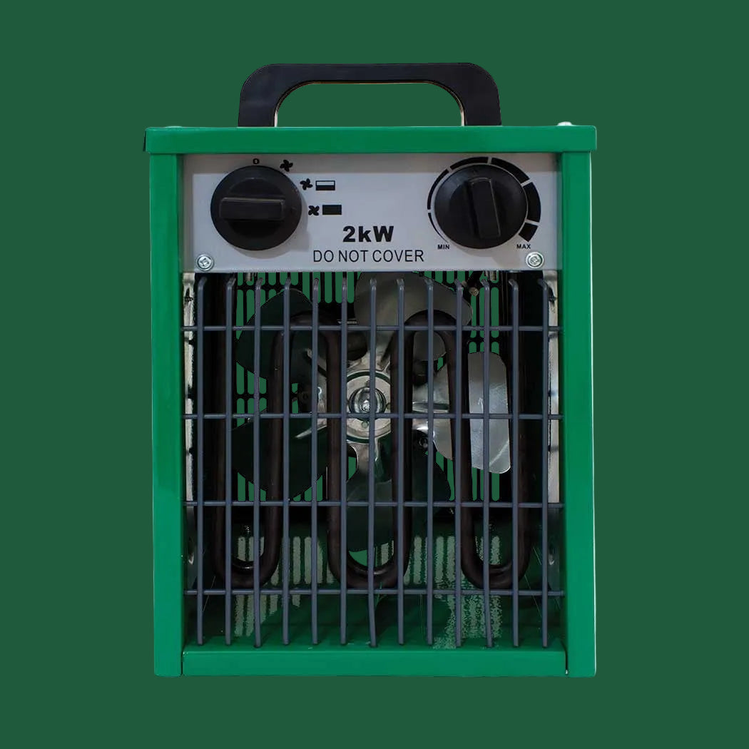 LightHouse Greenhouse Heater 2 kW – Heizlüfter mit Thermostat für Growräume