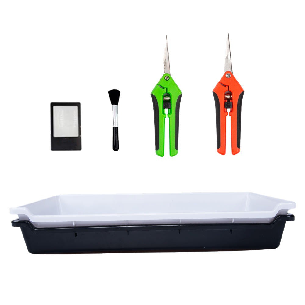 FAIR TrimTray Komplettset Schwarz – Trim Tray mit Sieb & Zubehör