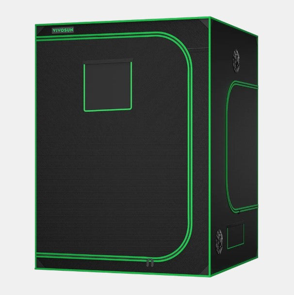 VIVOSUN Grow Tent 150 × 150 × 200 cm – 600D Mylar Indoor Growzelt