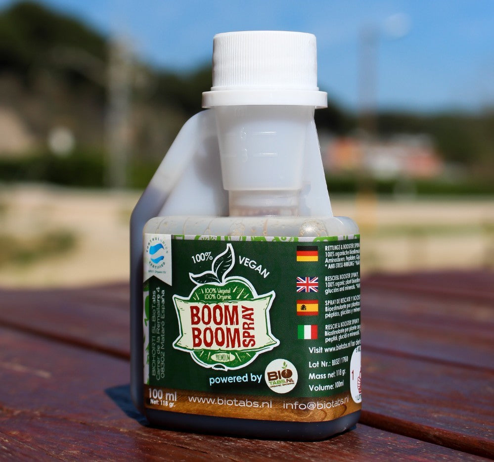 BioTabs Boom Boom Spray – Organischer Anti-Stress & Blattbooster
