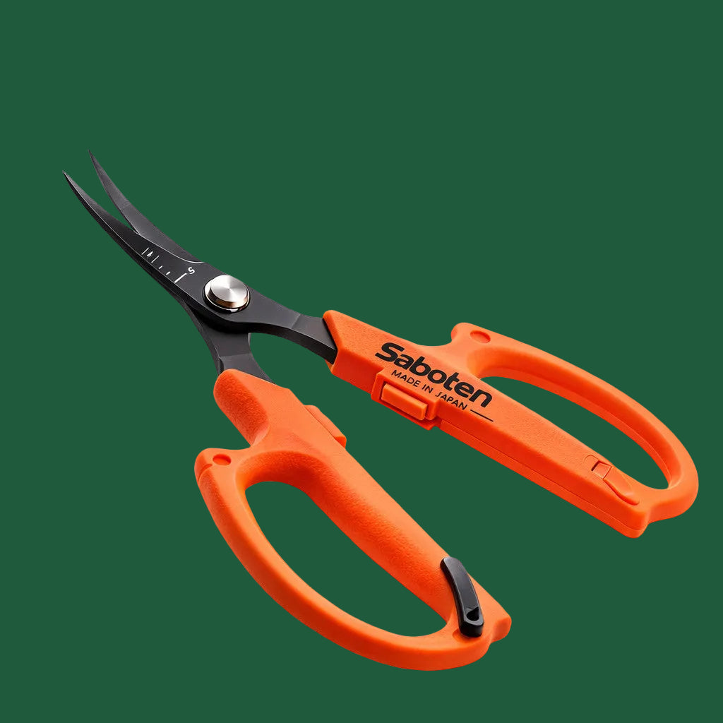 Saboten PT-21 Orange Garden Shears – Gebogene Klinge & Magnetsystem
