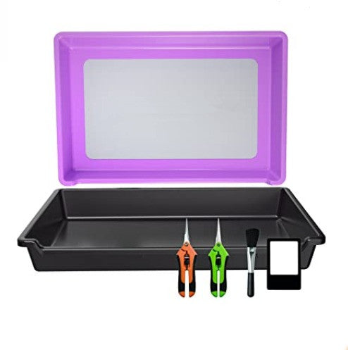 FAIR TrimTray Komplettset Schwarz – Trim Tray mit Sieb & Zubehör