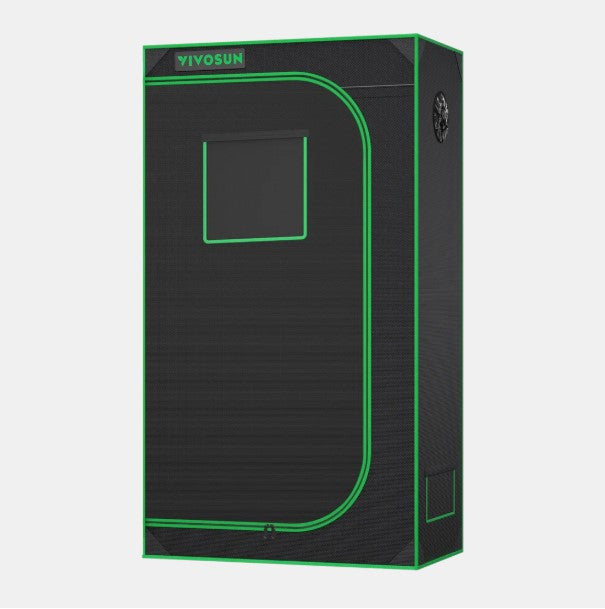 VIVOSUN Grow Tent 90 × 50 × 160 cm – 600D Mylar Growbox
