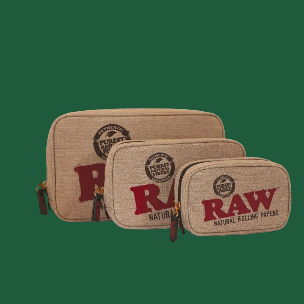RAW Smokers Pouch Large – Geruchsdichte Aufbewahrungstasche 27,5 × 16 × 7 cm