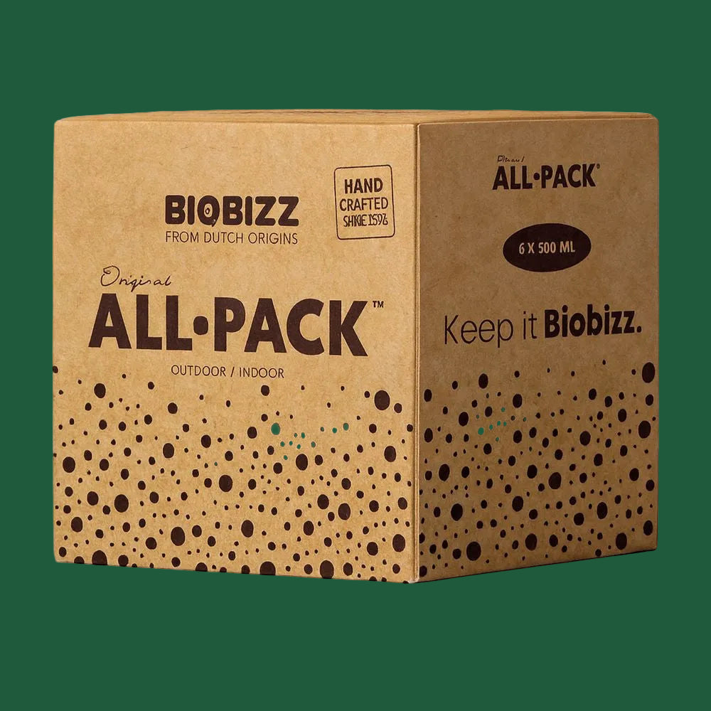 BioBizz All·Pack Outdoor 6x500 ml – Komplettes Bio Düngerset für den Garten