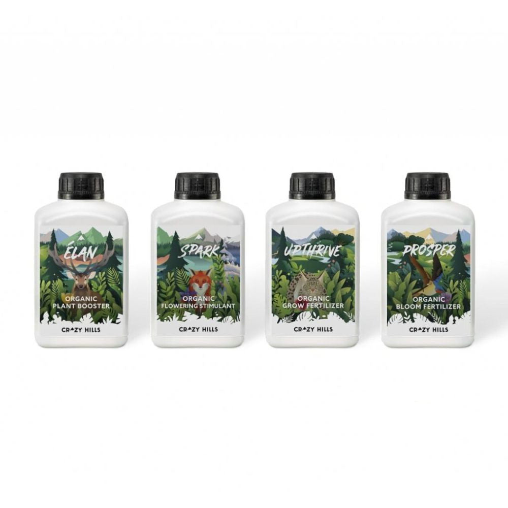 Crazy Hills Explorer Pack – Komplettes Bio Düngerset für Wachstum & Blüte