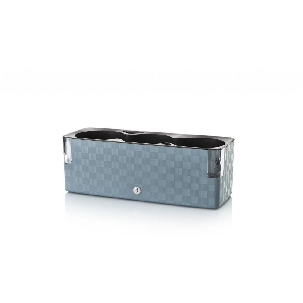 Plastkon Cobble Trio Smart Planter Steel Blue – 3-fach Kräutertopf