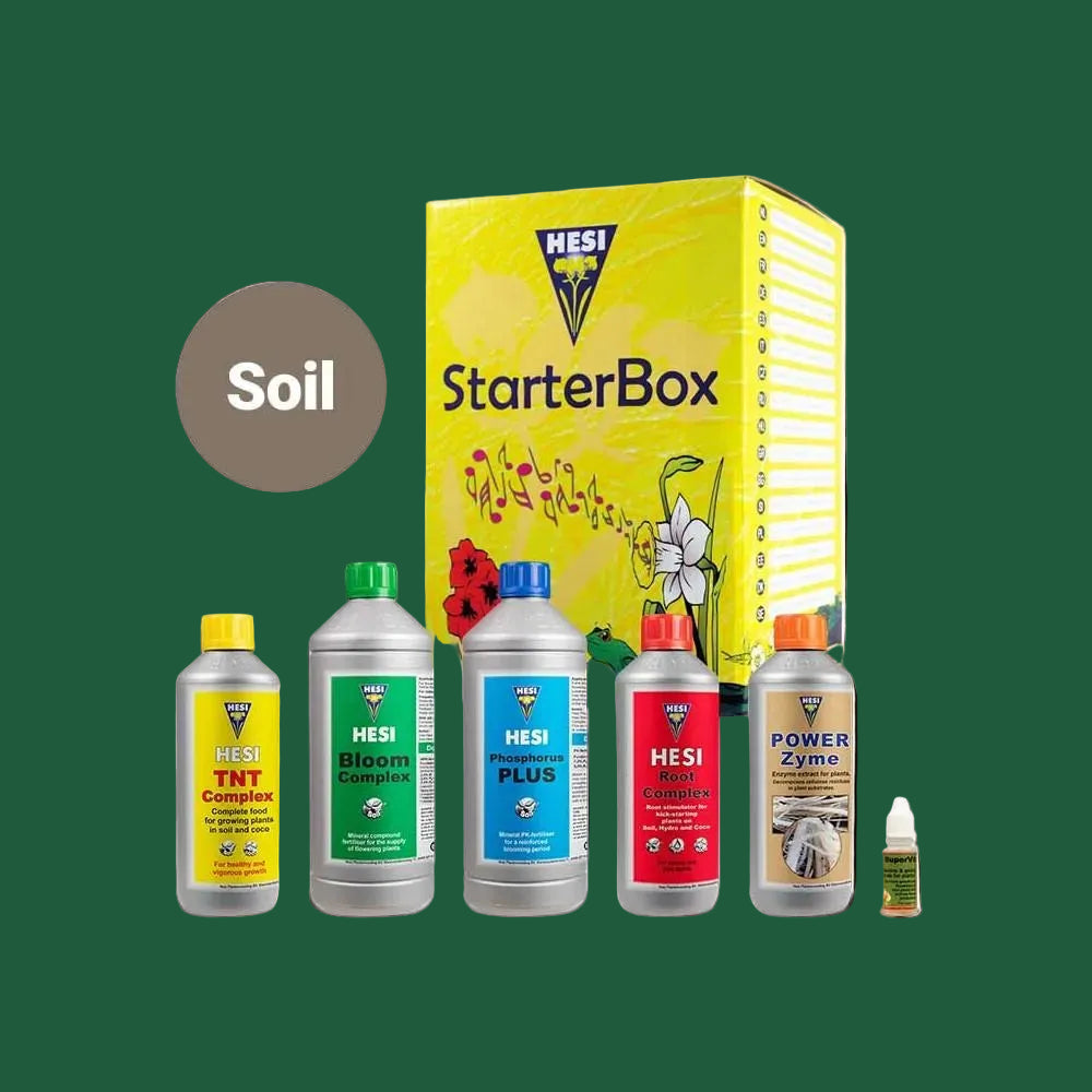 Hesi Starter Box Soil – Komplettes Düngerset für Indoor Grow auf Erde