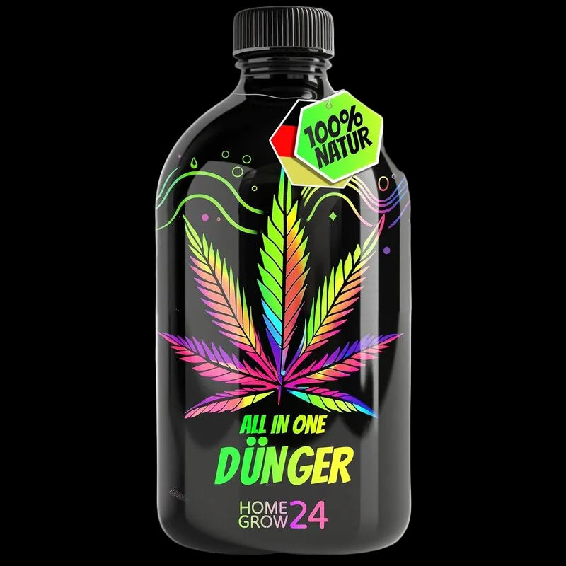 Homegrow24 All-in-One Dünger 500 ml – Einfaches Komplettsystem für alle Grow-Phasen