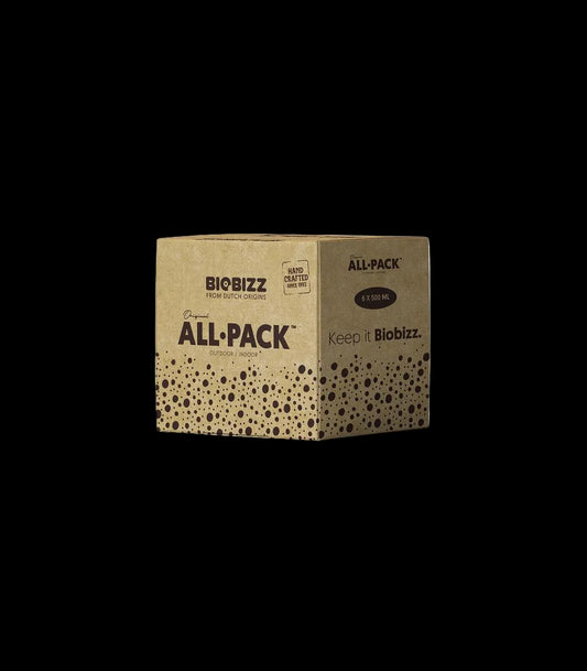 BioBizz All·Pack Indoor 250 ml – Komplettes organisches Düngesystem für Indoor-Grow