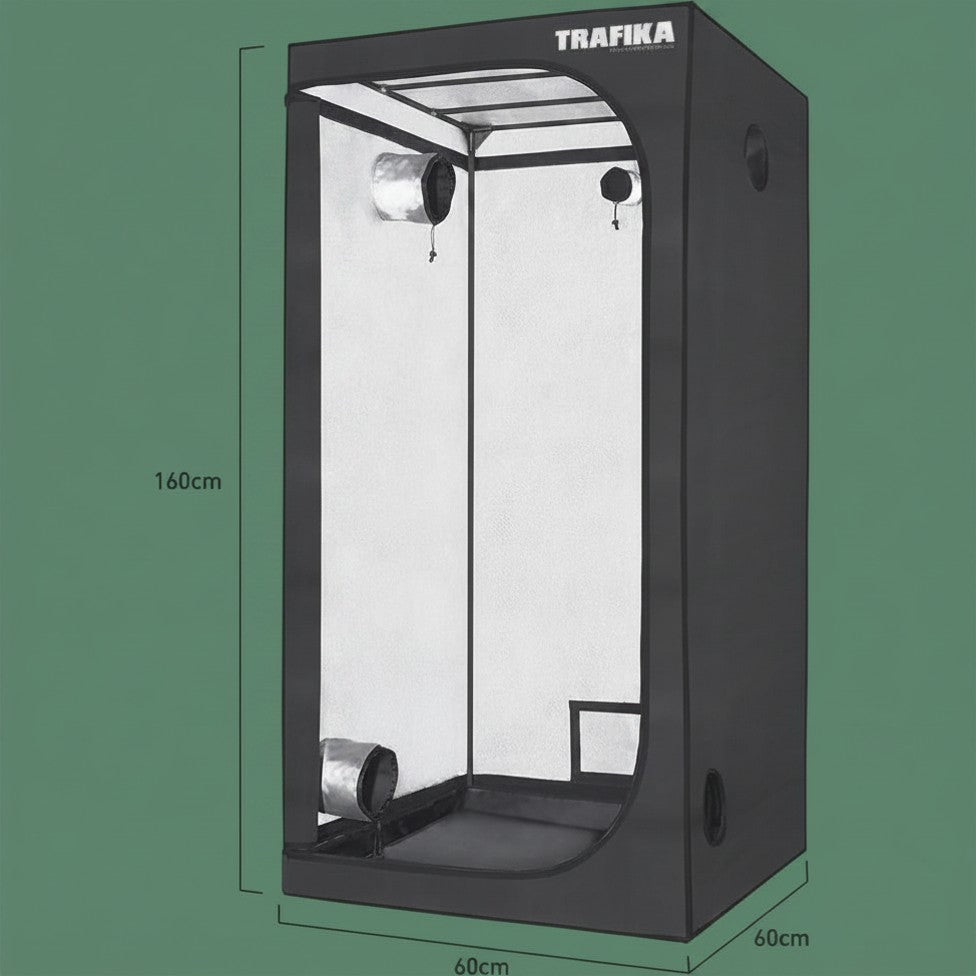 Trafika Growtent 60 60x60x160 cm – Kompakte Growbox für Indoor Growing