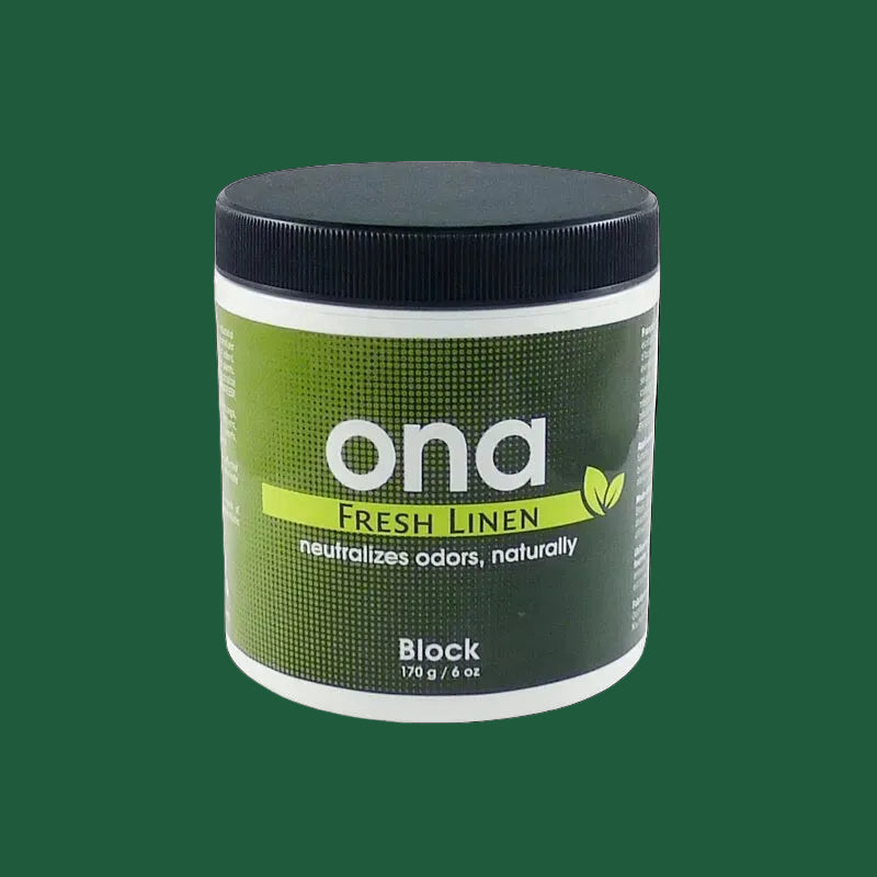 ONA Fresh Linen Block 170 g – Kompakter Geruchsneutralisierer mit frischem Duft